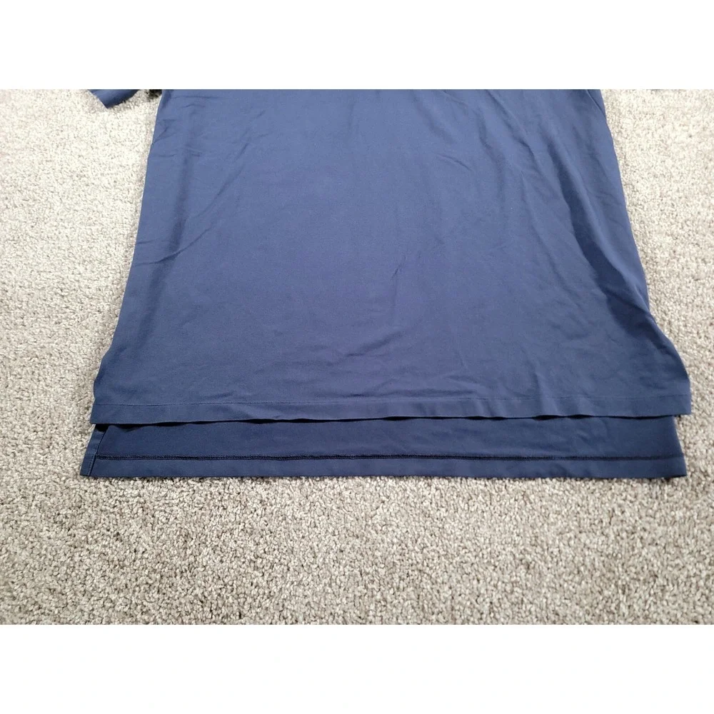 POLO GOLF Ralph Lauren Mens XL Stretch Lisle Dark Blue Short Sleeve Polo Shirt
